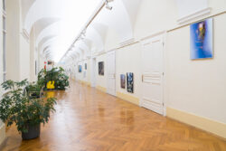 Ausstellungsansicht der Ausstellung Spur von Natascha Reiterer in der Fotogalerie im Grazer Rathaus