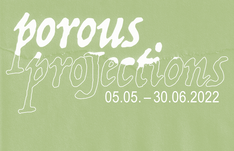 Ausstellung porous projections 05.05.-30.06.2022, Covergrafik © Hannah Sakai