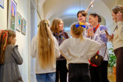 Ausstellungseröffnung Kraft des Lebens vom Ukrainischen Kulturverein Ridna Domivka in der Jugendgalerie im Grazer Rathaus