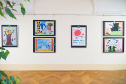 Kinderrechtemeile Jugendgalerie im Grazer Rathaus