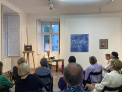 Finissage der Ausstellung Friedrike Schwab und Anna-Sophia Graz in der Galerie Centrum
