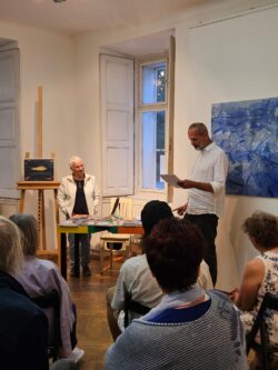 Finissage der Ausstellung Friedrike Schwab und Anna-Sophia Graz in der Galerie Centrum