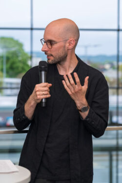 Ausstellungseröffnung von Christoph Solstreif-Pirker in der Galerie am Flughafen Graz