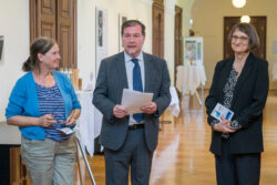 Eröffnung der Ausstellung Gabriela Mistral in der Pionierinnengalerie im Grazer Rathaus