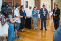 Eröffnung der Ausstellung Gabriela Mistral in der Pionierinnengalerie im Grazer Rathaus