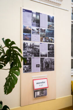 Eröffnung Fotogalerie im Grazer Rathaus Spielfeld. Mensch