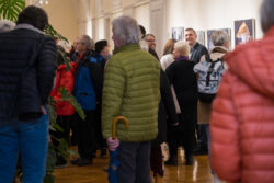 Eröffnung Fotogalerie im Grazer Rathaus Spielfeld. Mensch