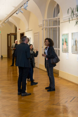 Eröffnung out of sight out of mind Alena Zhandarova und Lena Rosa Händle in der Fotogalerie im Grazer Rathaus