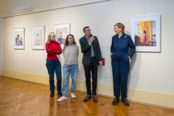 Eröffnung out of sight out of mind Alena Zhandarova und Lena Rosa Händle in der Fotogalerie im Grazer Rathaus