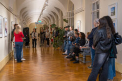 Eröffnung out of sight out of mind Alena Zhandarova und Lena Rosa Händle in der Fotogalerie im Grazer Rathaus