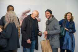 Ausstellungseröffnung Galaxienumarmung im Zentrum von Mirko Maric