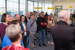 Eröffnung Flughafengalerie Anna Zaversky nah wie fern
