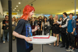 © Kulturvermittlung Steiermark (Natascha Reiterer) Eröffnung Galerie am Flughafen Graz | HTBLVA Graz-Ortweinschule | Es war einmal...