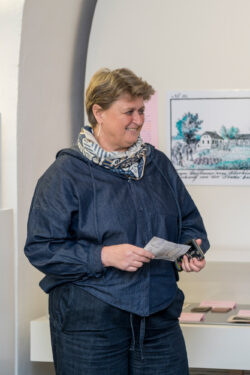 Lesung Ode an das verlorene Notizbuch von Elisabeth Frischauf in der Landesbibliothek Steiermark