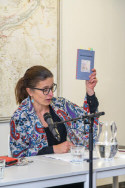 Lesung Ode an das verlorene Notizbuch von Elisabeth Frischauf in der Landesbibliothek Steiermark