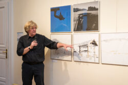 Ausstellung foto : grafik von Andreas Ledl in der Fotogalerie im Grazer Rathaus