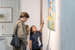 Eröffnung GOLLOS JETZT, Familie Gollowitsch in der Galerie Centrum