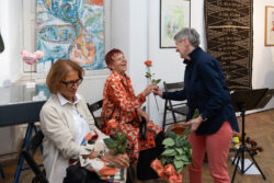 Eröffnung GOLLOS JETZT, Familie Gollowitsch in der Galerie Centrum