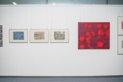 Ausstellung Schreibweisen von Birgit Fedl-Dohr in der Galerie am Flughafen Graz