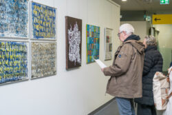 Ausstellung Schreibweisen von Birgit Fedl-Dohr in der Galerie am Flughafen Graz