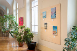 Ausstellung In Bewegung der Modellschule Graz in Jugendgalerie im Grazer Rathaus
