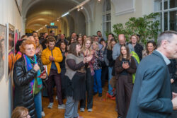 Ausstellung In Bewegung der Modellschule Graz in Jugendgalerie im Grazer Rathaus