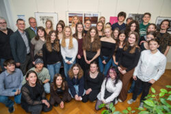 Ausstellung In Bewegung der Modellschule Graz in Jugendgalerie im Grazer Rathaus