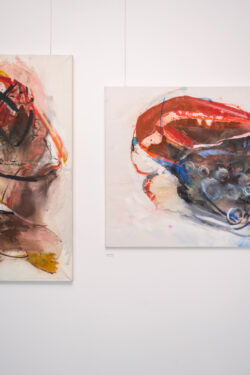 Eröffnung der Ausstellung Wer bin denn du? von Luis Sammer in der Galerie am Flughafen Graz