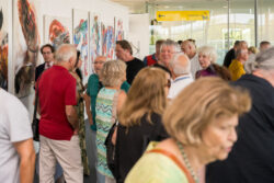 Eröffnung der Ausstellung Wer bin denn du? von Luis Sammer in der Galerie am Flughafen Graz