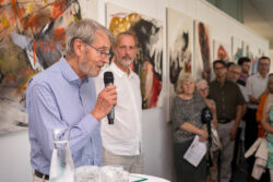 Eröffnung der Ausstellung Wer bin denn du? von Luis Sammer in der Galerie am Flughafen Graz
