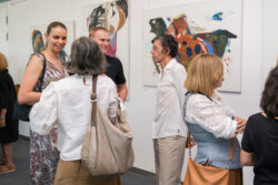 Eröffnung der Ausstellung Wer bin denn du? von Luis Sammer in der Galerie am Flughafen Graz