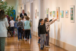 Eröffnung der Ausstellung Unsere Lieblingswerke der Volksschule Murfeld in der Jugendgalerie im Grazer Rathaus