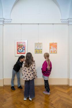 Eröffnung der Ausstellung Unsere Lieblingswerke der Volksschule Murfeld in der Jugendgalerie im Grazer Rathaus