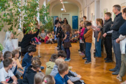 Eröffnung der Ausstellung Unsere Lieblingswerke der Volksschule Murfeld in der Jugendgalerie im Grazer Rathaus