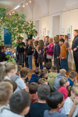 Eröffnung der Ausstellung Unsere Lieblingswerke der Volksschule Murfeld in der Jugendgalerie im Grazer Rathaus
