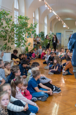 Eröffnung der Ausstellung Unsere Lieblingswerke der Volksschule Murfeld in der Jugendgalerie im Grazer Rathaus