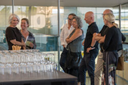 Eröffnung der Ausstellung Begegnungszone von Claudia Schützinger-Hercog in der Galerie am Flughafen Graz
