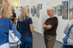Eröffnung der Ausstellung Begegnungszone von Claudia Schützinger-Hercog in der Galerie am Flughafen Graz