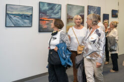 Eröffnung der Ausstellung Begegnungszone von Claudia Schützinger-Hercog in der Galerie am Flughafen Graz