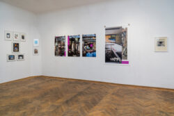 Ausstellung Galerie Centrum Wir zerschneiden die Geschichte Collagen von Julia Cimafiejeva | Klaus-Dieter Hartl | Nicole Wogg