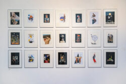 Ausstellung Galerie Centrum Wir zerschneiden die Geschichte Collagen von Julia Cimafiejeva | Klaus-Dieter Hartl | Nicole Wogg